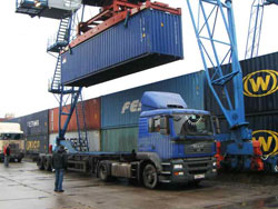 Международные контейнерные перевозки груза