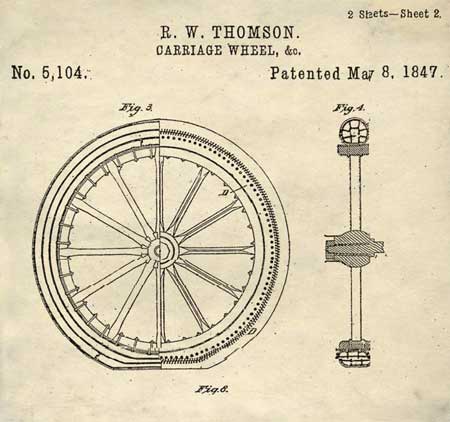 Патент на шину Томсона